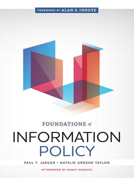 Title details for Foundations of Information Policy by Paul T. Jaeger - Available